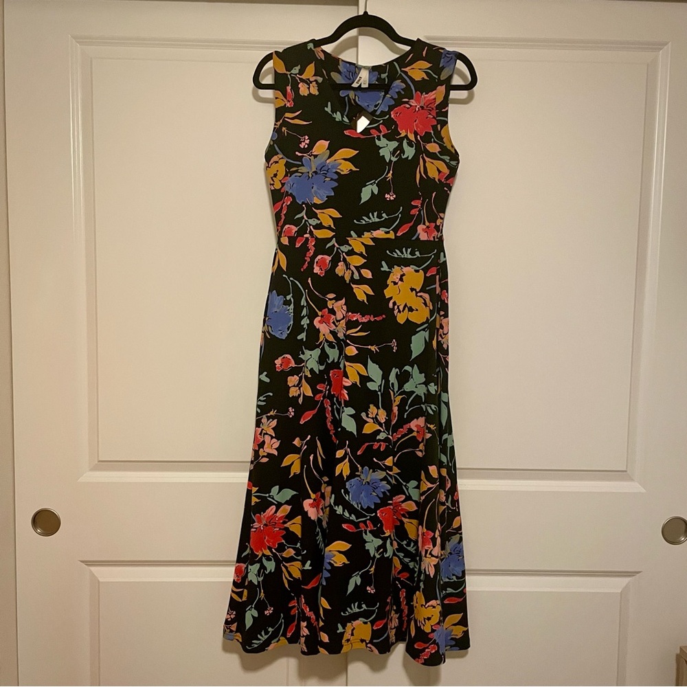 Pact Capped Sleeve Midi Dress